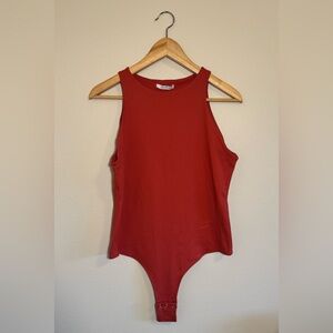 ReoRia Vibrant Coal Sleeveless Bodysuit